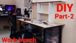 Part-2 |🔥DIY Workbench🌫🎮🕹🛠🔩 for Electronic and Robotics | Table Top Assembling