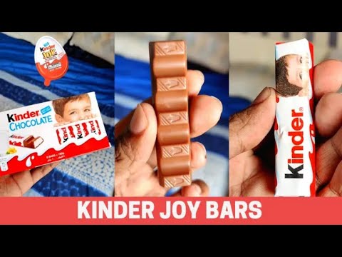 Kinder Joy Bars Milk Chocolate Shorts