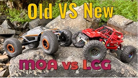 AXIAL XR10 MOA vs Flatgekko LCG (old vs new) #rockcrawlers