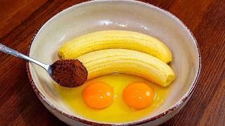 Do You Have 2 Bananas And 2 Eggs , Make This 5 Minutes Recipe For Breakfast