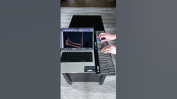Drawing a Self Portrait With a Piano (Live MIDI Art)