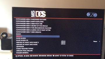 RetroPie MS DOS game list