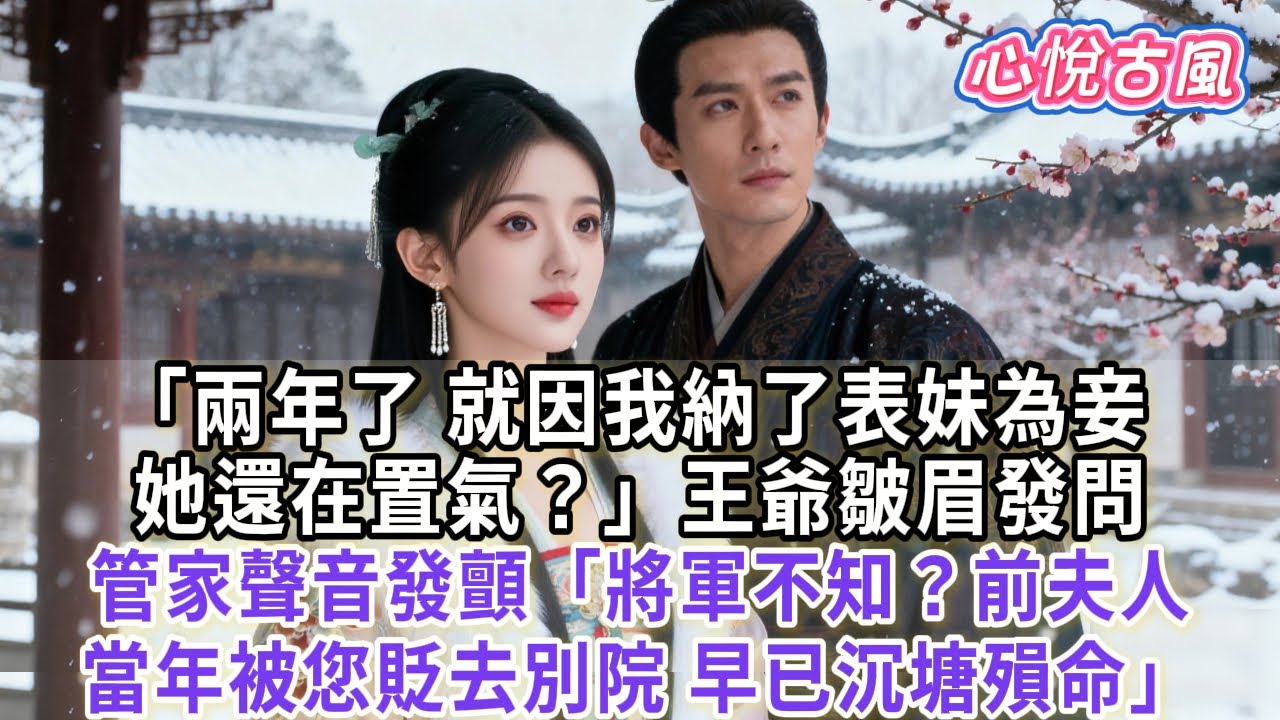 【一口氣看完】「兩年了，就因我納了表妹為妾，她還在置氣？」王爺皺眉發問。管家聲音發顫：「將軍不知？前夫人當年被您貶去別院，早已沉塘殞命！」#古言#小説#古風#故事#爽文#大女主#完結