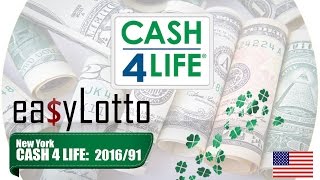 NY CASH4LIFE results 91 - 14 Nov 2016