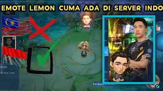 EMOTE LEMON CUMA ADA DI SERVER INDONESIA APAKAH BENAR ✔✔ ?