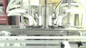 Semi-Automatic Overflow Filling Machine - 10oz Liquid Soap - 20BPM