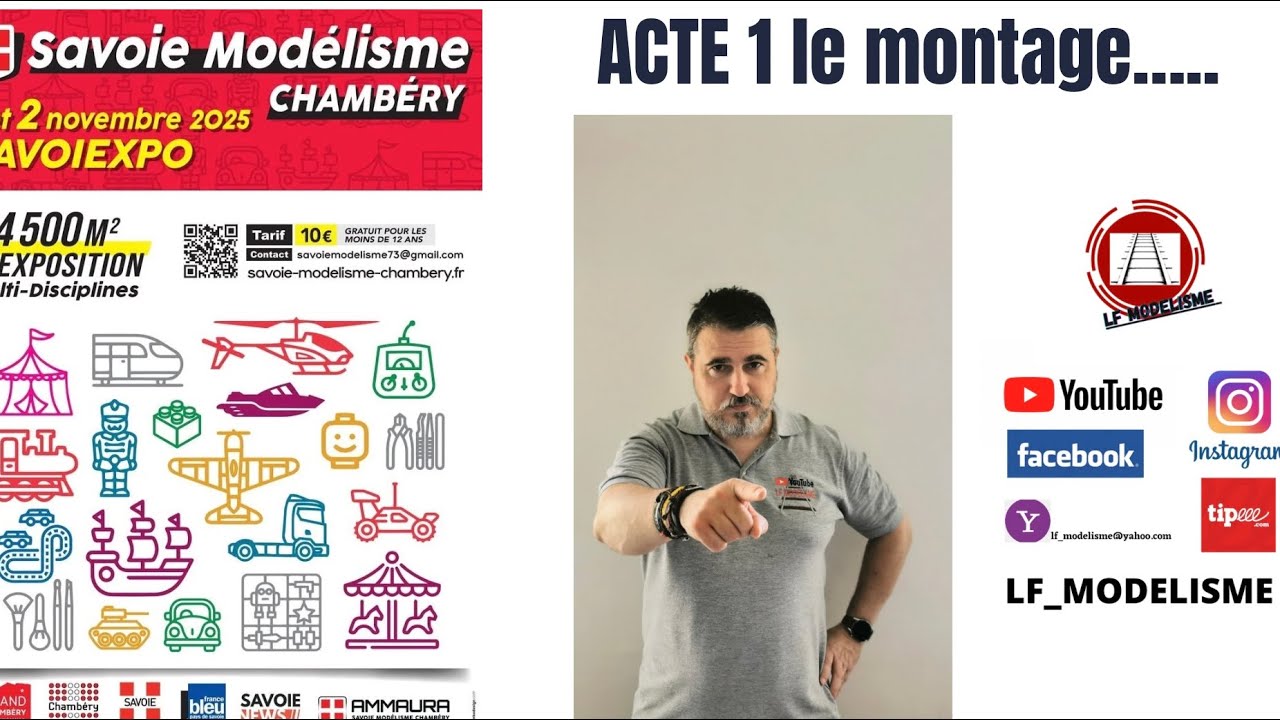 SAVOIE MODELISME 2025 chambery  ACTE 1 salon exposition Modelisme ferroviaire maquette radiocomande