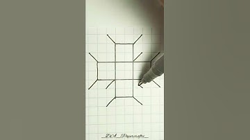How to draw a 3D block 🧩🧩| 3D  Drawing easy  #drawing #3d #opticalillusion #tutorial #shorts