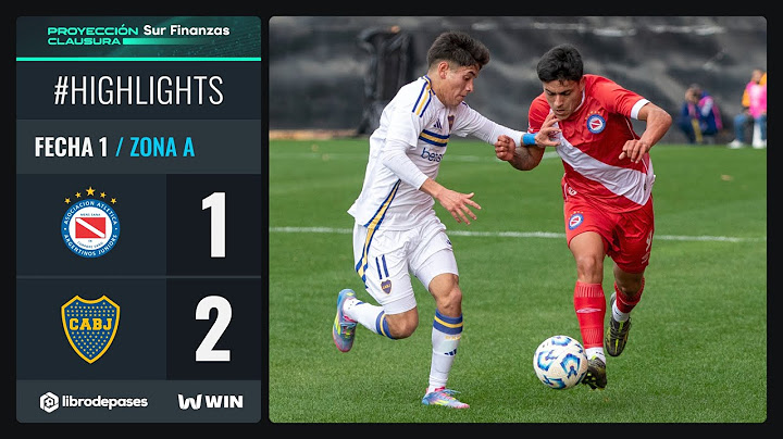 ARGENTINOS 1 - 2 BOCA | Match Summary | #TorneoProyección Sur | Clausura Finances