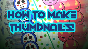 How to: Create INSANE Agar.io Thumbnails in Minutes!!! // Speed Art in Photoshop