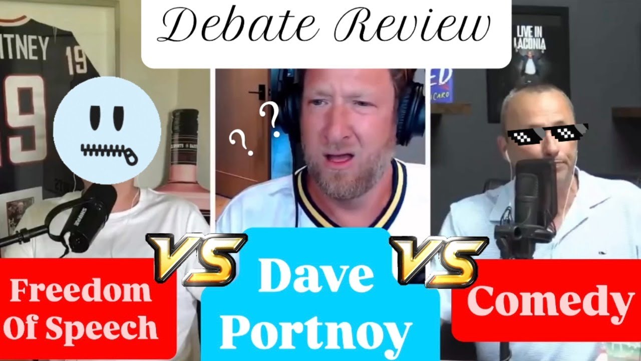 Dave Portnoy VS Freedom Of Speech & Comedy - Debate Review + Charlie Kirk Taking An L