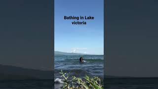 Bathing In The Great Lake Victoria