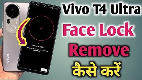 How to Remove Face Lock setting in Vivo T4 Ultra 5g/face lock kaise hataye/face lock remove setting