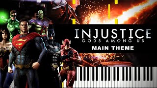 Injustice: Gods Among Us (Main Theme) - Piano Tutorial