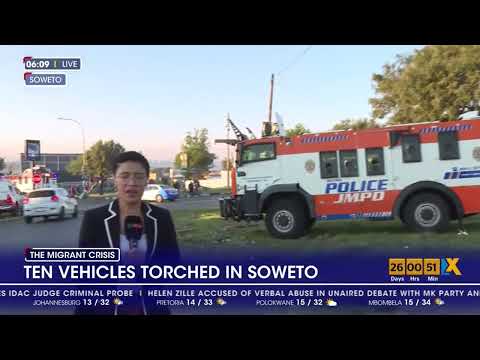 Ten vehicles torched in Soweto