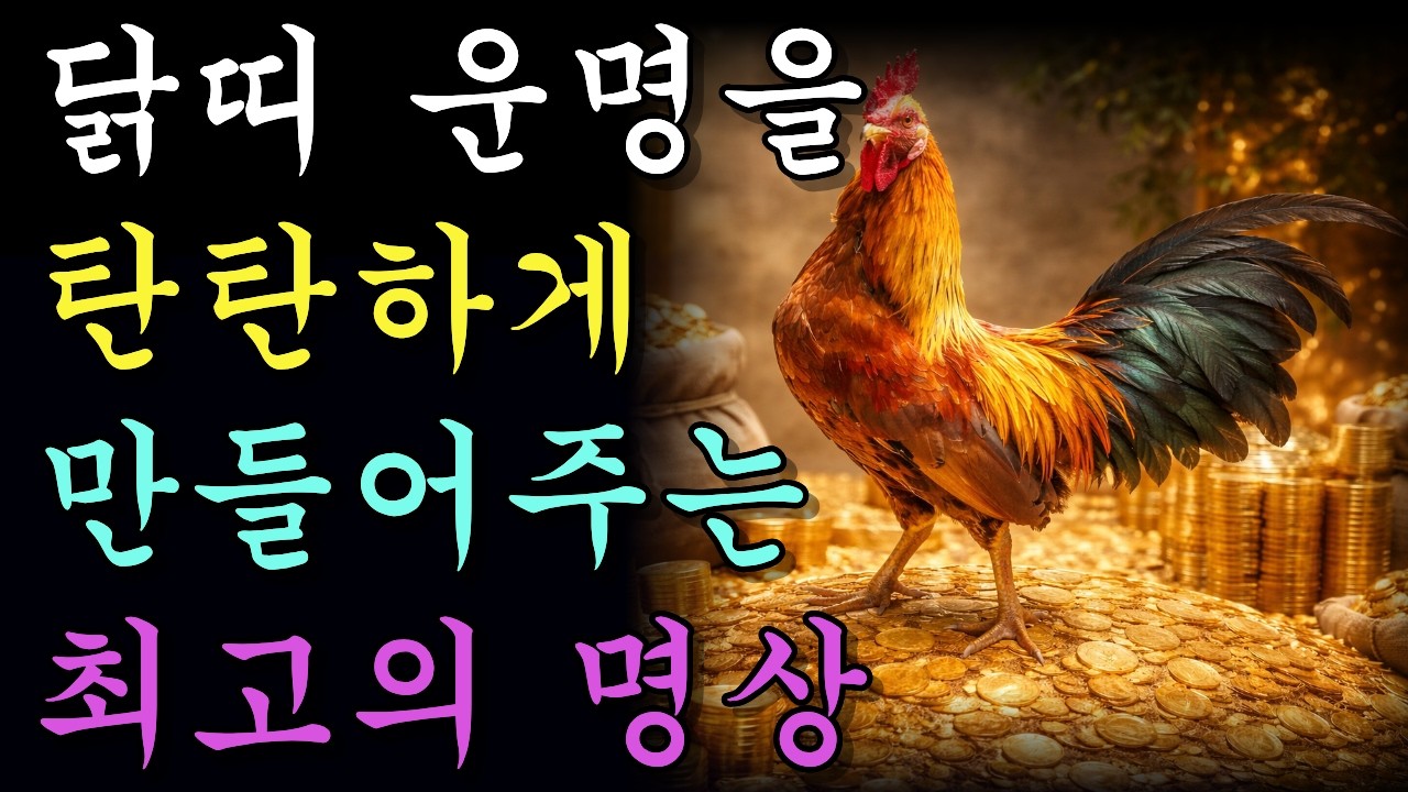 닭띠 운명을 탄탄하게 만들어주는 최고의 명상 | 부자 확언 | 잠잘 때 듣는 명상 음악 | 운세 타로