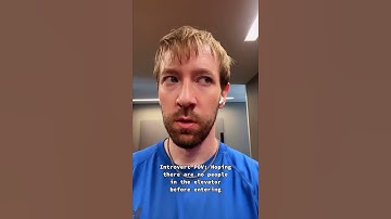 Introvert POV: Entering an Elevator #shorts #introvert