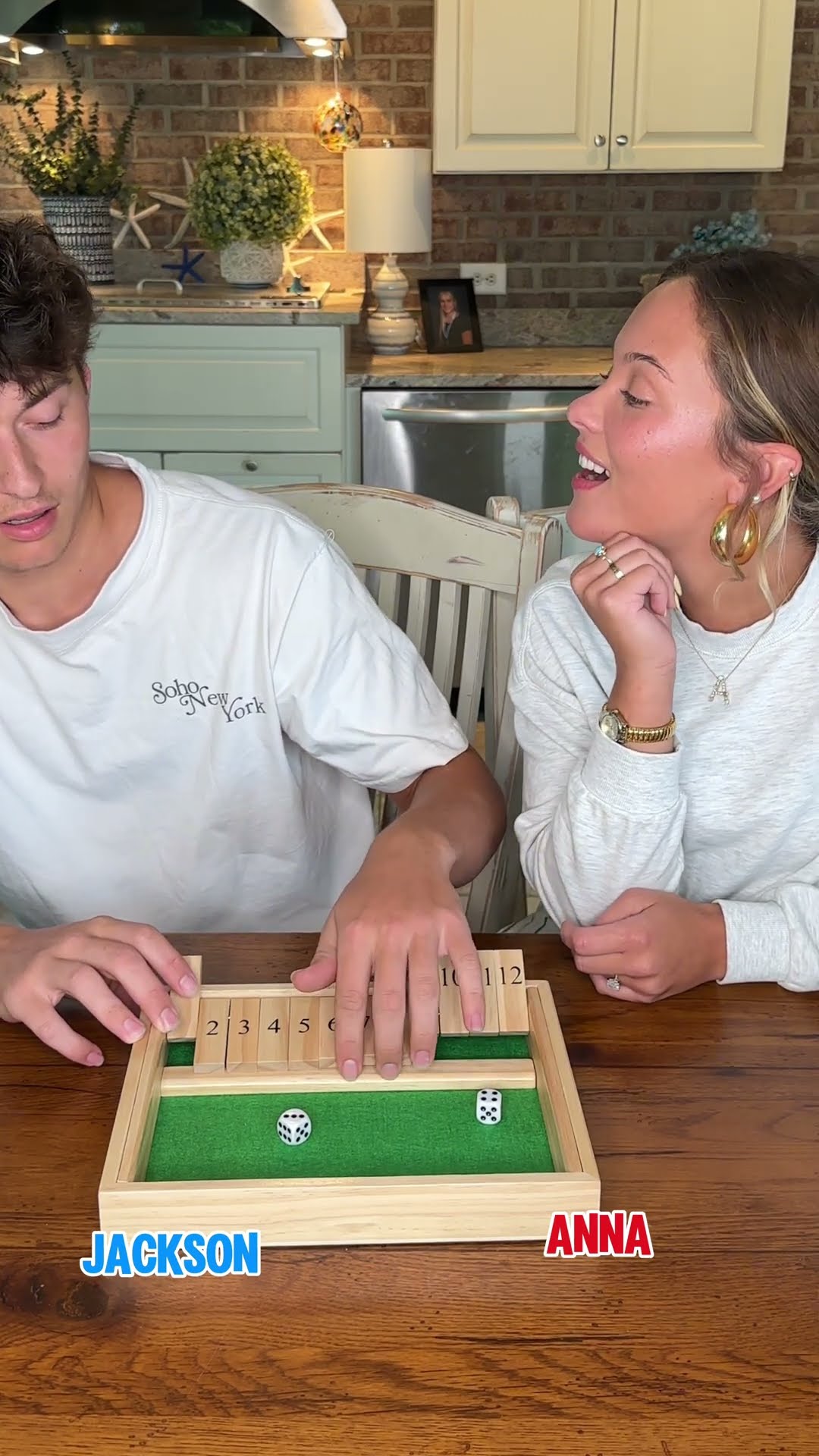 Couple shut the box challenge!! #couplegoals #familythings