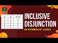 Inclusive Disjunction in Symbolic Logic (See link below for more videos in Symbolic Logic)