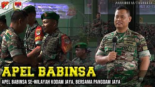 Apel Babinsa Sewilayah Kodam Jayajayakarta Bersama Pangdam Jayakarta