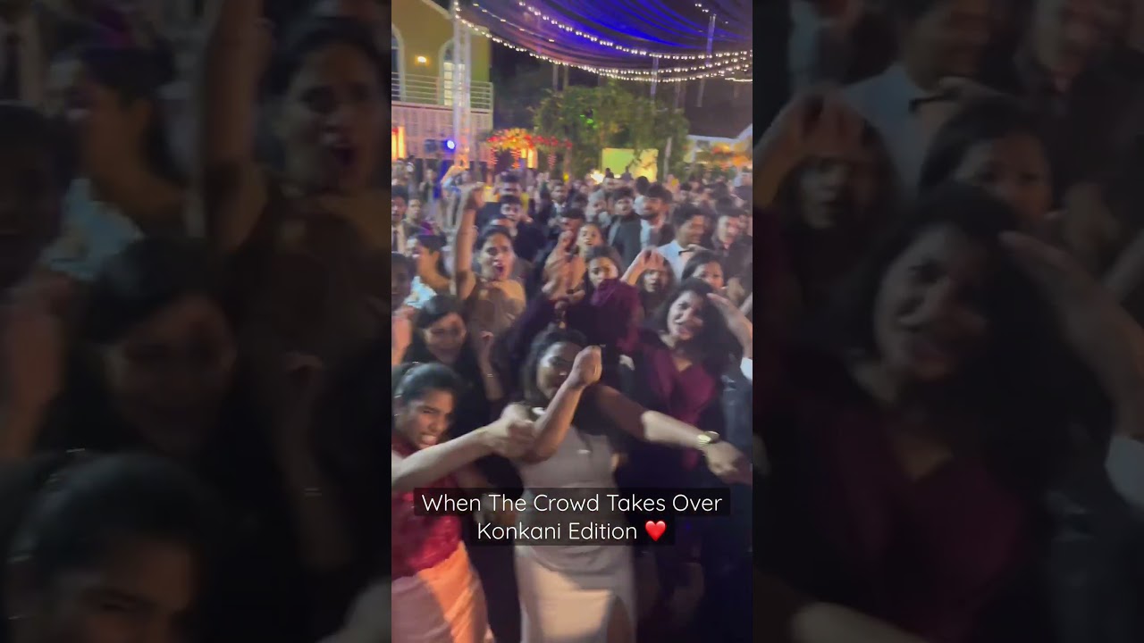 Weddings in Goa be Crazy!!! Crowd singing along to Bebdo by Chris Perry and Lorna. Konkani Songs ❤️