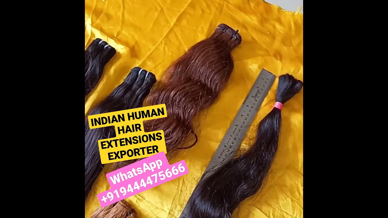 INDIAN HUMAN HAIR EXTENSIONS EXPORTER IN CHENNAI. INDIA / +919444475666.