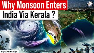 Why Monsoon Enters India via Kerala First? | By Ankit Singh | StudyIQ IAS English