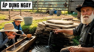 Cách Người Amish Dự Trữ Nước Uống Mà Không Cần Bồn Chứa