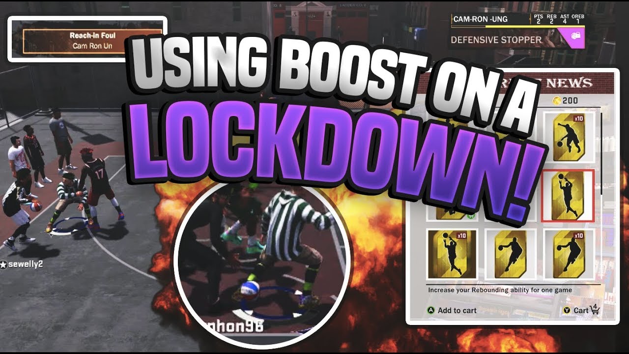 USING BOOST WITH A PURE LOCKDOWN DEFENDER NBA 2K18!!! - YouTube