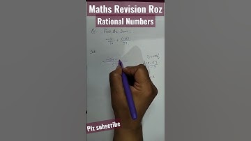 How to find sum of Rational Numbers|Shorts#Youtube Shorts#Maths Shorts