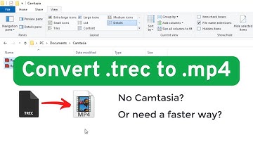 Convert Camtasia .TREC Files to MP4 Easily | Quick Tutorial