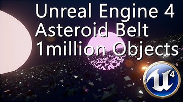 Asteroid Belt | Unreal Engine 4 | 1Million+ Objects