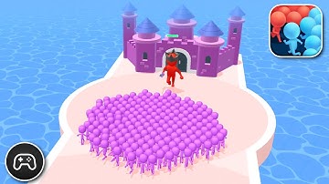 Count Masters: Stickman Games - Gameplay Walkthrough Part 109 - Game Levels 591-594 (iOS, Android)