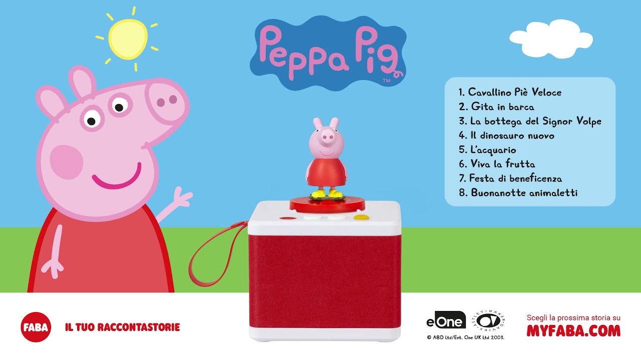 FABA Personaggio Sonoro - Il Libro delle Storie di Peppa Pig - Playpolis  shop online Italia