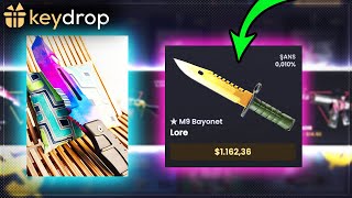 KEYDROP I WON LEGEND M9 BAYONET I!! Keydrop Case Opening! Keydrop Promo Code 2025