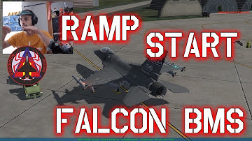 FALCON BMS - RAMP START TUTORIAL (How to start up the plane)