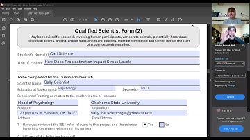 ISEF Form 2 - Qualified Scientist Form