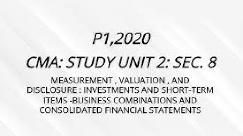 CMA: Unit 2: Sec.8 2020