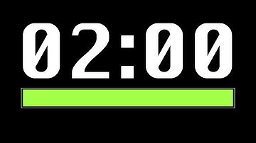 2 Minute Timer [ Progress Bar ] - 4K 60 FPS