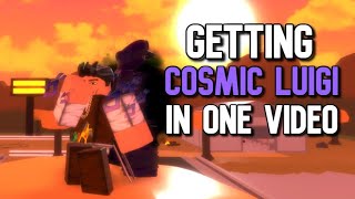 Getting Cosmic Luigi In One Video ABDM | A Bizarre Day Modded ROBLOX