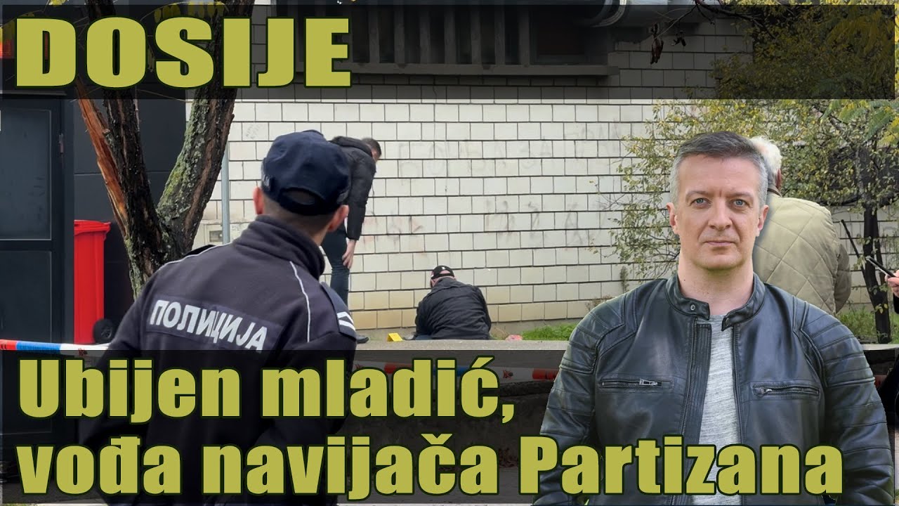 DOSIJE - Ubijen mladić, vođa navijača Partizana