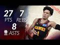 Jalen Johnson 27 pts 7 rebs 8 asts vs Mavericks 25/26 season