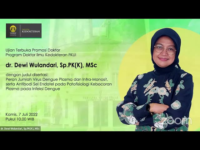 [Ujian Promosi Doktor] dr. Dewi Wulandari, Sp.PK(K), MSc | Program Doktor Ilmu Kedokteran class=