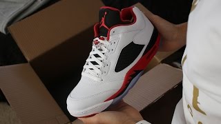 air jordan 5 fire red low