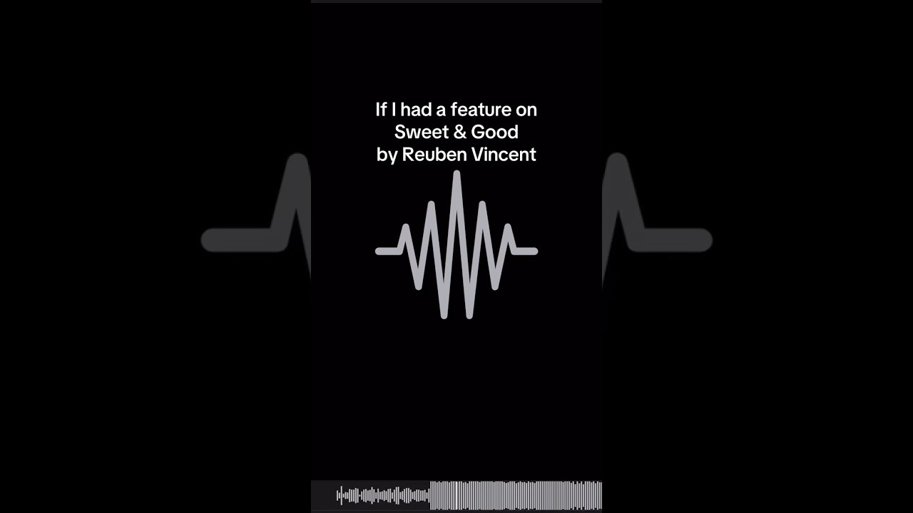 If I had a feature on Sweet & Good by Reuben Vincent 👀 