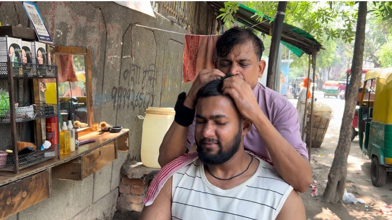 1 Hour Amazing Head massage wth 💫Dinesh Barber