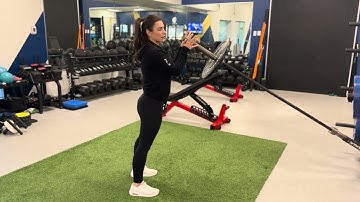 Landmine Press (Neutral Stance) | Build Upper Body Strength & Core Stability for Golf Performance