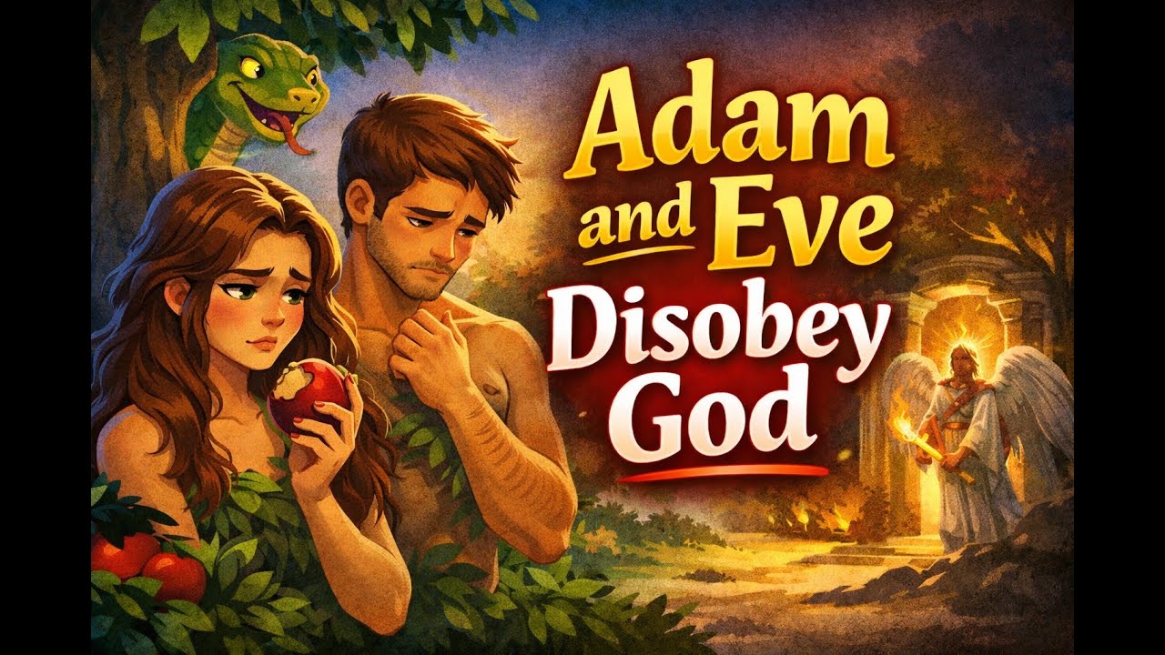Adam and Eve Disobey God-Bedtime BIble Stories-Family Faither Matters