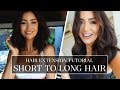 SHORT HAIR TUTORIAL - TIPS AND TRICKS FOR PERFECT CLIP-IN HAIR EXTENSIONS | Pia Muehlenbeck