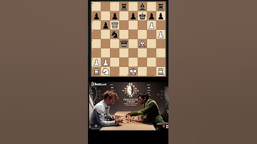 Why did Magnus Carlsen touch his head? #shorts #chess